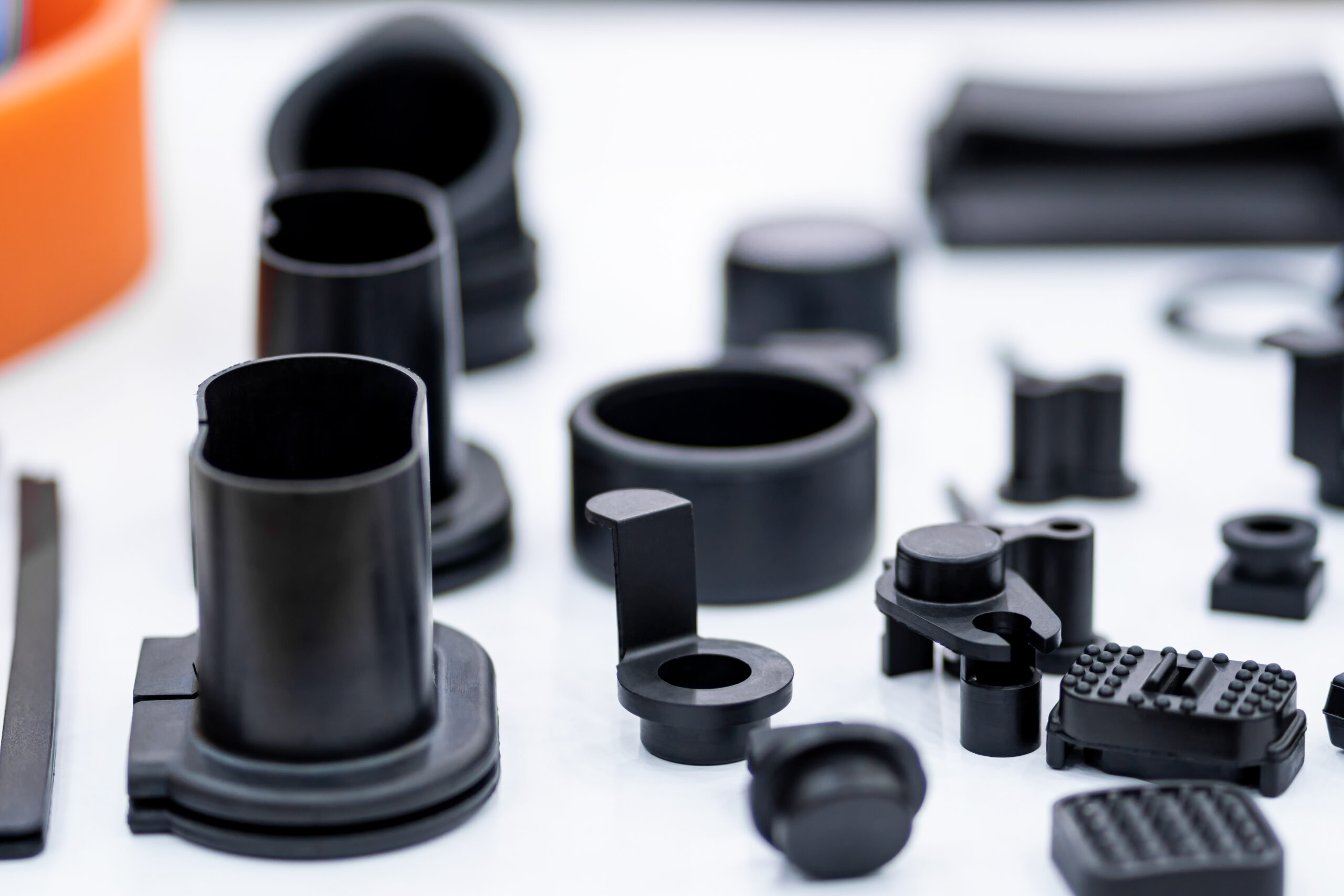 Plastic and rubber parts of automotive manufacturing by high pre